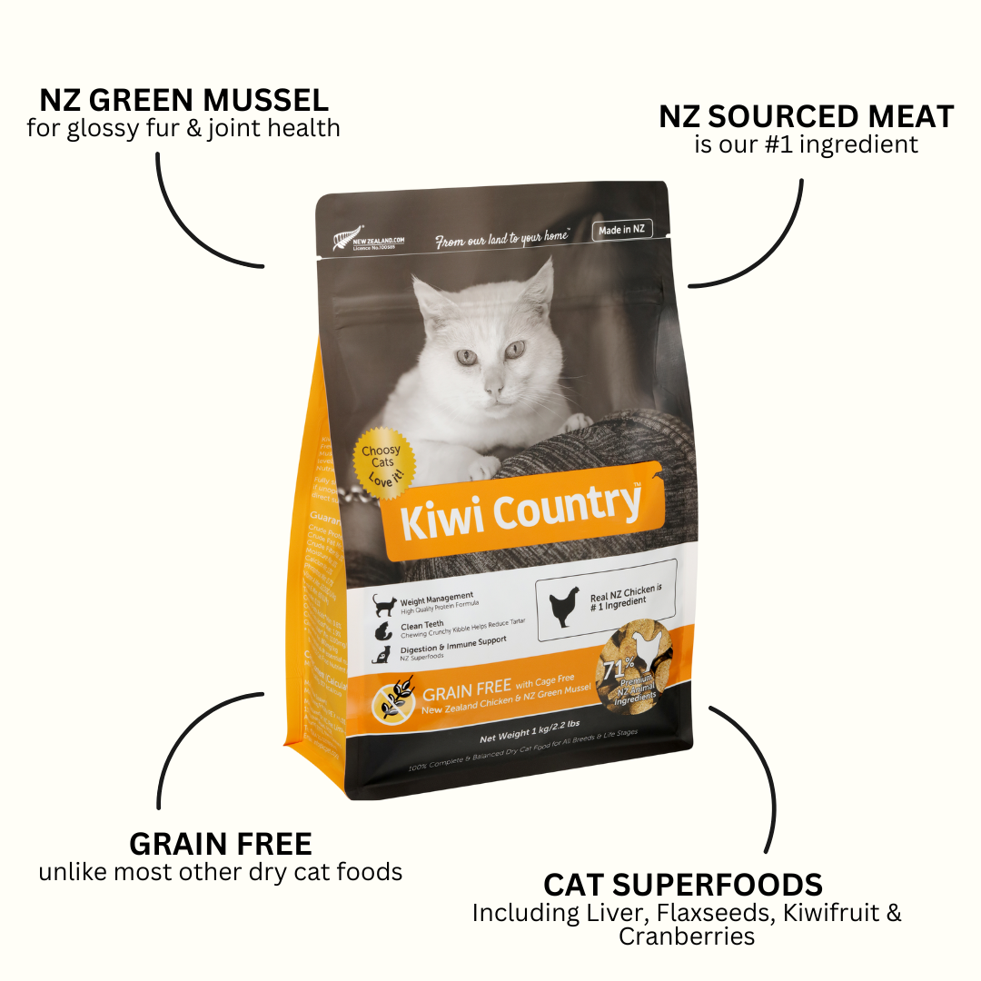 1 kg Bag Dry Cat - Chicken