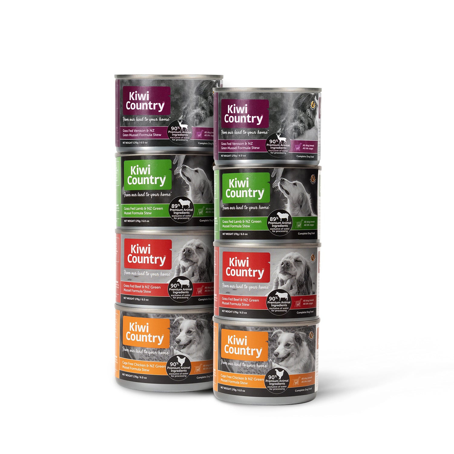 170gm Wet Dog Can - Mixed Eight – Kiwi Country™