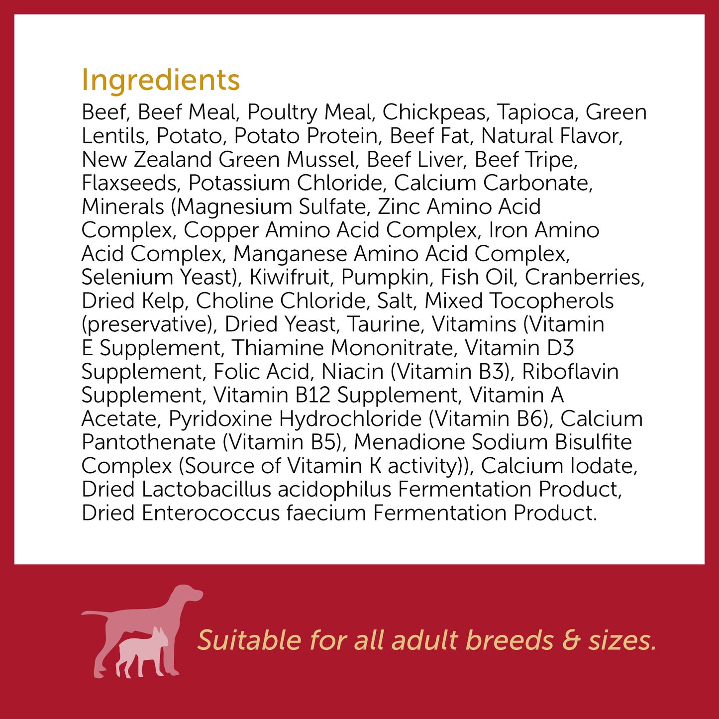2kg Dry Dog - Beef