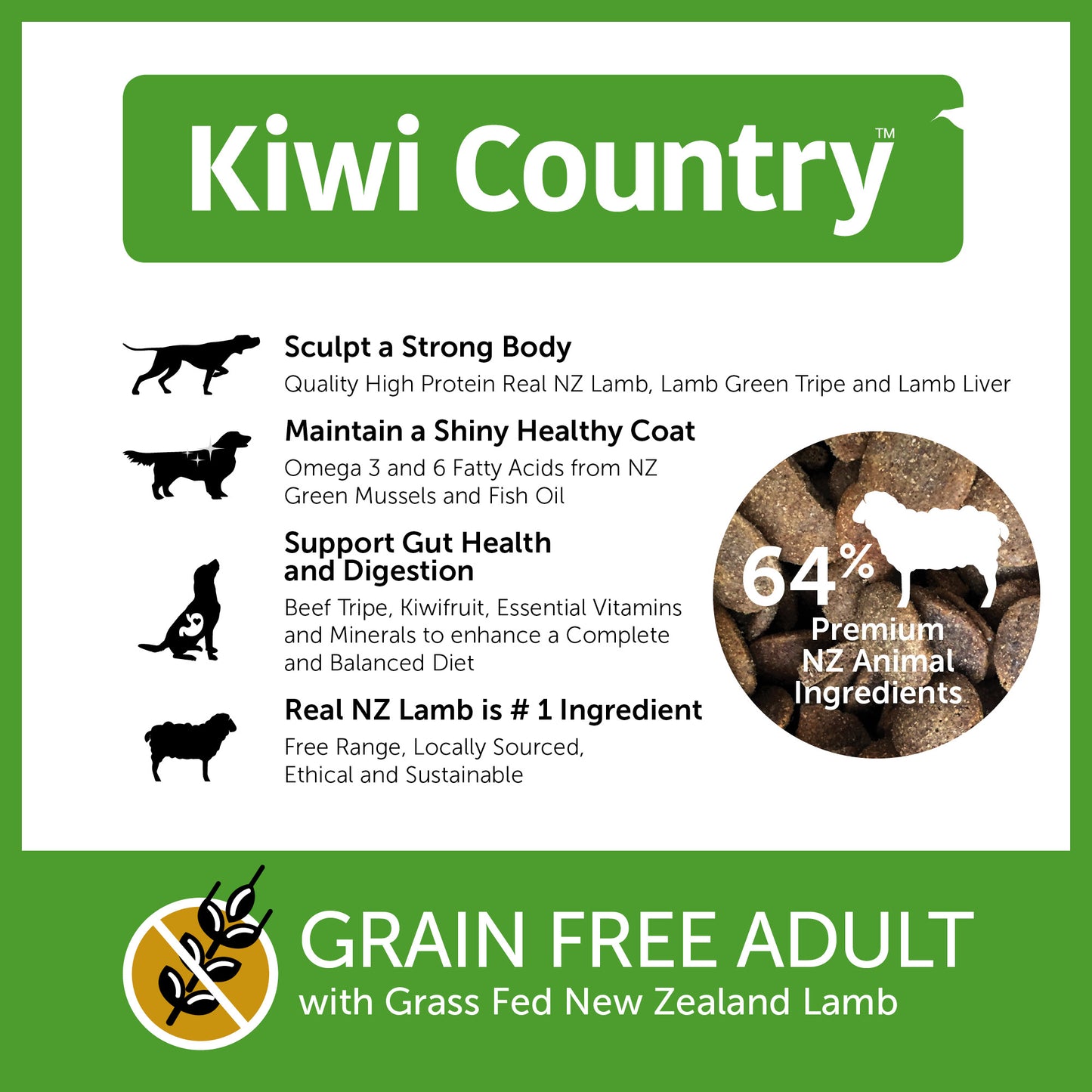 2kg Dry Dog - Lamb