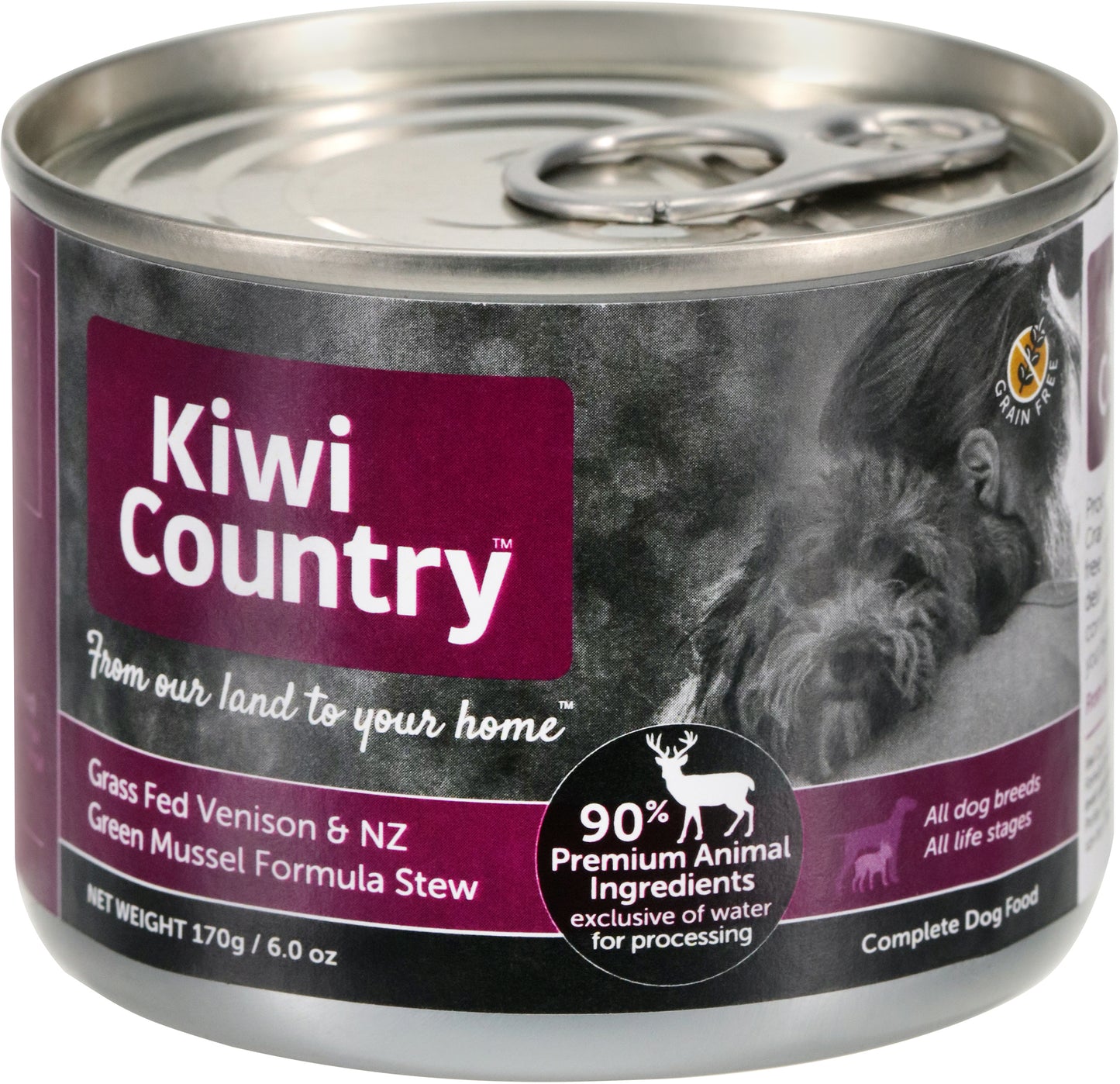 [NEW LAUNCH] - 170gm Wet Dog Can - Venison