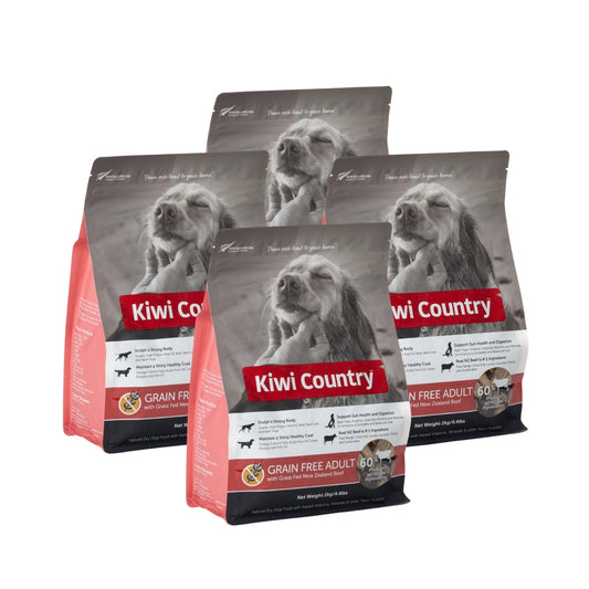 4 Bags Dry Dog - Beef