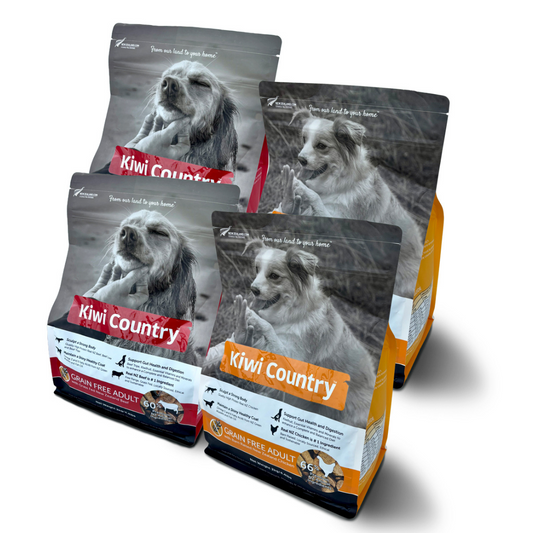 4 Bags Dry Dog - Beef & Chicken